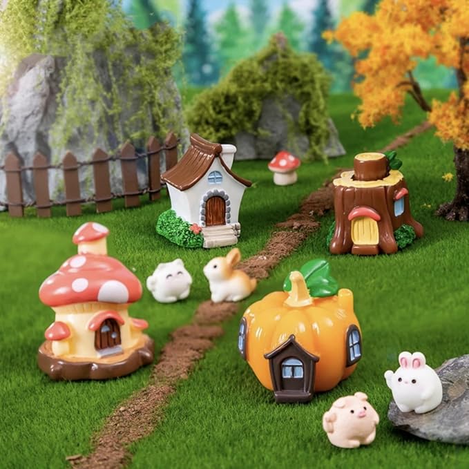 8 Pcs 6 X 6 Inch Fake Grass Decor - Image 8