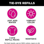 Tulip One-Step Tie-Dye Kit Dye Refill Packs - Image 2