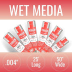 Grafix Dura-Lar 0.004" Film, Ultra Clear Wet Media 50" x25', Plastic Film - Image 2