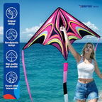 Kite, Large Delta Kites for Kids and Adults, Durable Multifunctional Beach Kite - Image 2
