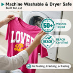 TECKWRAP Heat Transfer Vinyl for T Shirts, 50+ Washes, 10 Sheets 12" x 12" | - Image 7