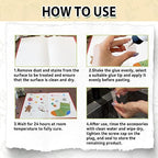 Craft Glue Bottle with Fine Tip, Craft Glue Quick Dry Clear - Image 6