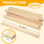 Wood Strips Slats Square Wooden Dowels - Image 3
