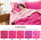 MUXHOMO 7 Pieces King Comforter Set, Reversible Bed in a Bag King Size - Image 6