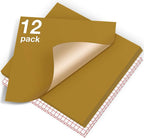 HTVRONT Glossy Gold Permanent Vinyl 12 Pack 12"x12" Compatible by HTVRONT