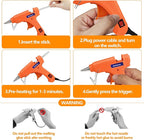 Mini Hot Glue Gun Kit 12 Pieces, Hot Melt Glue Guns - Image 4