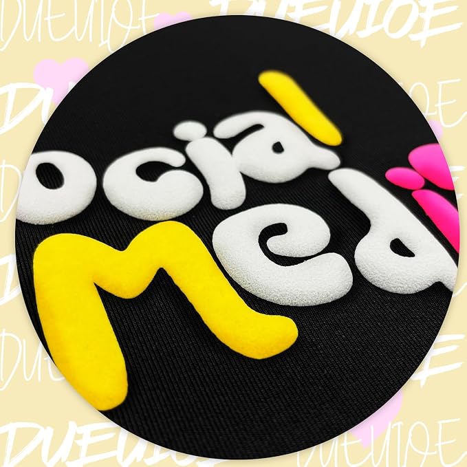 DUEUIOE White Puff Vinyl Heat Transfer 12Inch x 6Ft, Puff Htv - Image 3
