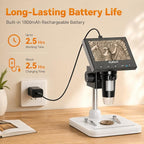 Elikliv Microscope, LCD Digital Coin Microscope 1000x, Coin Magnifier - Image 8