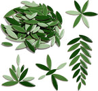 Yoption Petal Mosaic Tiles for Crafts, 200g Flower Leaf Ceramic Tiles Pieces by Yoption