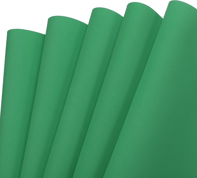 MECCANIXITY EVA Foam Sheets Emerald Green 19.7 Inch x 19.3 Inch 1mm Thick by MECCANIXITY