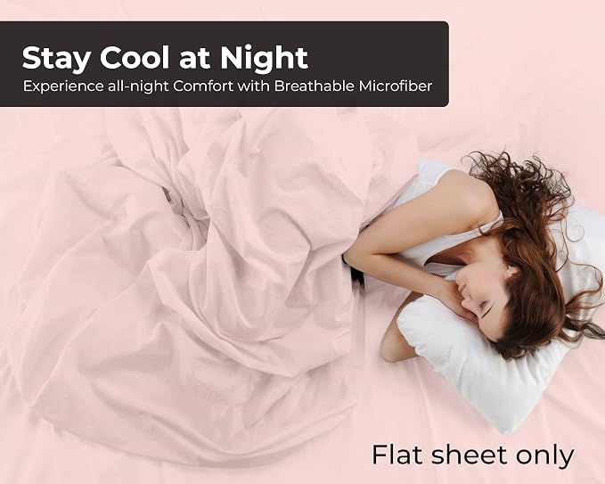Royale Linens Full Flat Sheet - Image 3