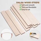 Balsa Wood Sticks, Wooden Sticks - Image 4