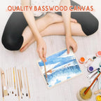 Unfinished Wood Canvas Panels for Painting, 8×10" Basswood Canvas- 1/2" Deep - Image 5