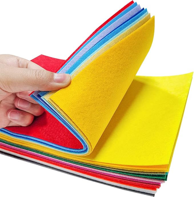Jtnohx Stiff Felt Sheets, Craft Felt Square - Image 5