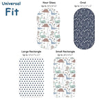 Yoofoss Bassinet Sheets for Baby, Baby Delight, Angelbliss, Soft Breathable - Image 3
