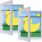 Kids Art Frames, 8.5x11 Front Opening Kids Artwork Frames Changeable, Light by GULETHUN