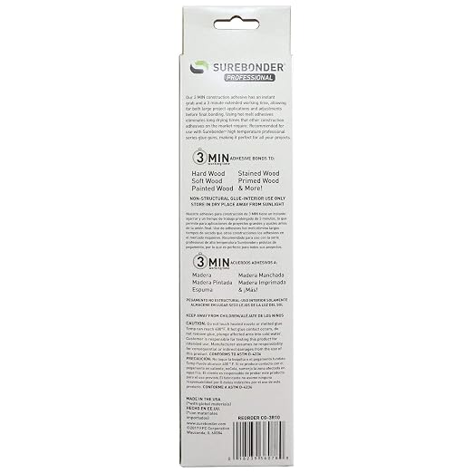 Surebonder Construction Professional Grade Adhesive Hot Melt Glue Sticks - Image 3