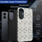 for Samsung Galaxy S25 Edge Case, Cute Duck Pattern Glossy 2 in 1 Shockproof - Image 3