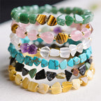 500pcs Natural Crystal Assorted Chip Beads Multicolor Random Mixed Gemstone and - Image 5