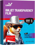 Uinkit Inkjet Transparency Film 8.5x11 200Sheets OHP Overhead Projector Film by UinkitHandicraftsandConservationSpecialist