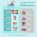 14000Pcs Pony Beads Kit, 40 Colors Rave Kandi Beads - Image 3