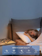 VMJFBJ Blue Light Glasses For Women/Men Computer Reading Gaming Improve Sleep - Image 8