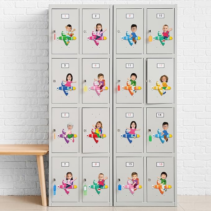 gisgfim 80Pcs Crayon Cutouts Back to School Decoration Bulletin Board Colorful - Image 7