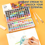 Grabie Watercolor Paint Set, Watercolor Paints, 168 Colors, Painting Set - Image 5