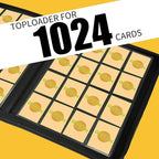 Trading Card Binder 16 Pocket, Foalgo PU Cover Card Binder - Image 6