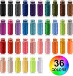 Eoehro 72pcs Sewing Thread Kit, 36 Colors Embroidery Thread, Prewound Bobbins - Image 4
