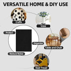 6PCS Large Self Adhesive Felt Sheet, 13.4"x10.8", 2mm Thick Stiff Black Felt - Image 6