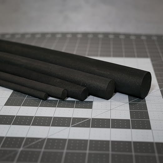 EVA Foam Dowels – Round Dowels Sold in 5 Sizes by Unknown