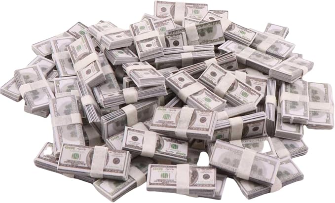 Miniatures Dollhouse 1 12 Scale Accessories 400 Pcs Tiny Money - Image 4