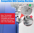 TOOVREN Universal Sewing Rolled Hemmer Foot 4PCS Rolled Hem Presser Foot - Image 6