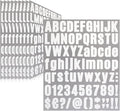 810 Pieces 10 Sheets Letter Stickers, Self Adhesive Vinyl Waterproof Mailbox by Llewyn