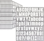 810 Pieces 10 Sheets Letter Stickers, Self Adhesive Vinyl Waterproof Mailbox by Llewyn