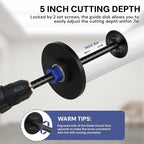 PVC Pipe Internal Cutter Set – 360° Rotating Cutter, adjustable depth gauge - Image 4