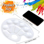 FANDAMEI Oval Paint Tray Palettes, Paint Palettes Paint Pallets - Image 3