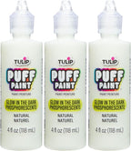 Tulip Puff Glow In The Dark Fabric Paint, Permanent Craft Paint by Tulip