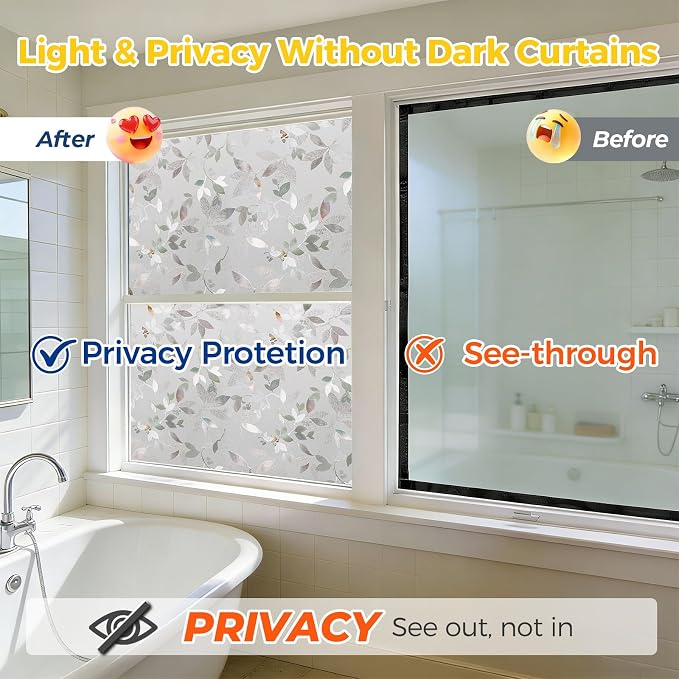 OHTMERU Window Privacy Film Decorative - Image 3