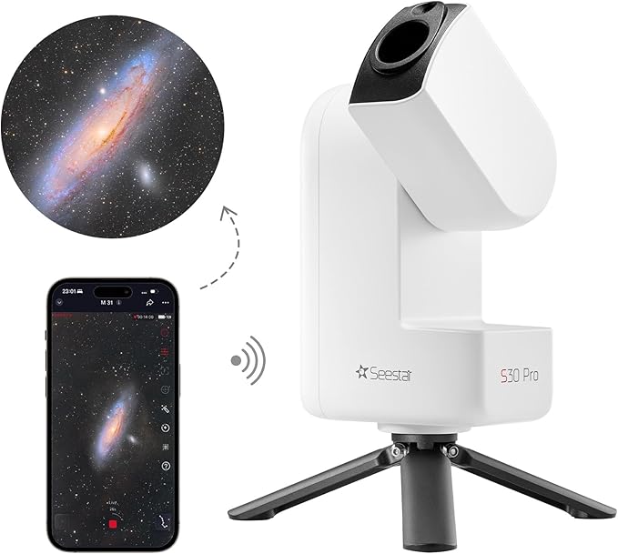 ZWO Seestar S30 Pro Smart Telescope, App-Controlled Astrophotography | 4K Dual - Image 2