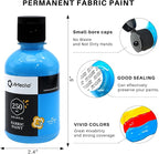 Artecho Black Fabric Paint, 250 ml / 8.45 oz Permanent Clothing Paint - Image 3
