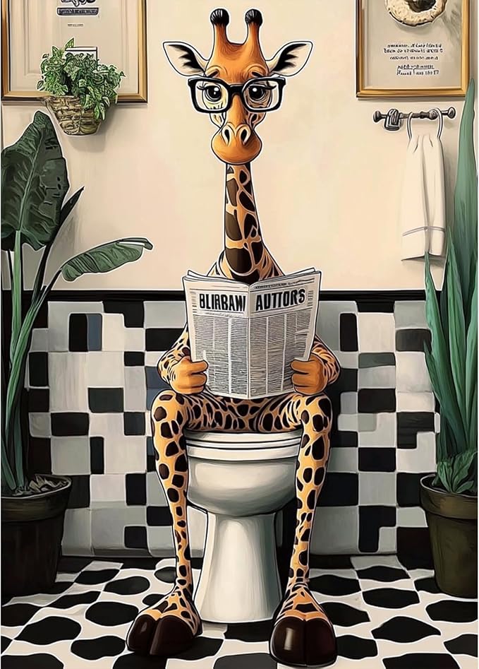 Lxmsja Giraffe Diamond Art Kits by Lxmsja