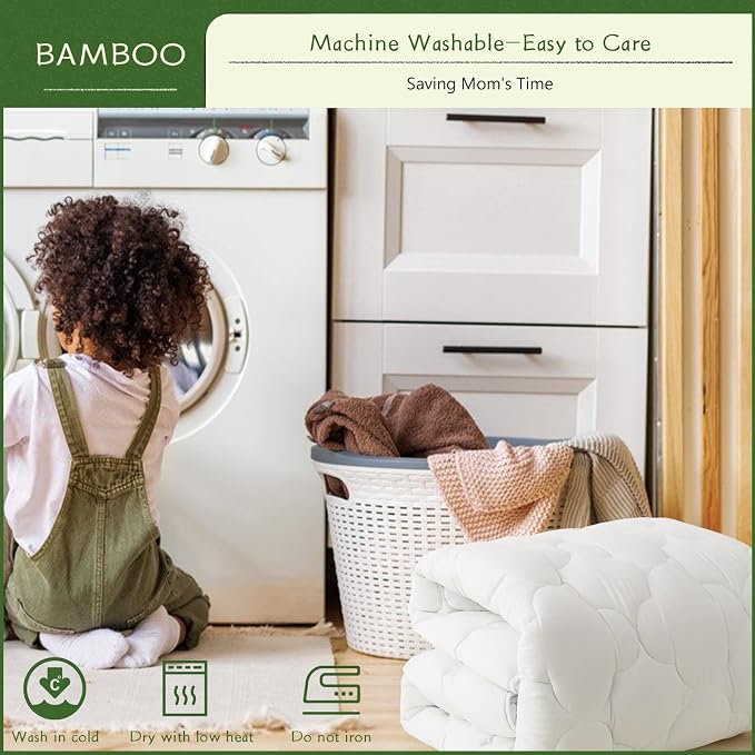 GRT Mattress Pad Cover Rayon from Bamboo California King Size, Extra Thick - Image 6