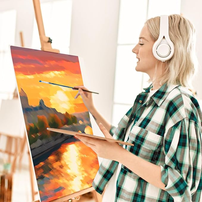 ESRICH Canvas Boards for Painting 8x10, 240 Pack Canvases for Painting Cotton - Image 5