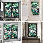Window UV Protection Privacy Film:Non-Adhesive Static Cling Decorative Window - Image 5