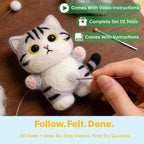 MeowPick Needle Felting Kit, Wool Felting Kit - Image 3