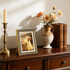HappyHapi 5x7 Picture Frame Gold, Vintage Frames, 1 Pack | Vintage Picture - Image 5