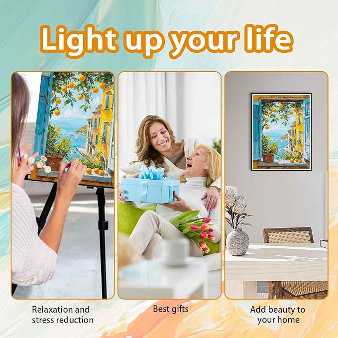 Yunruily Paint by Number Adult Lemon Tree-Adult Paint by Numbers, Paint by - Image 8