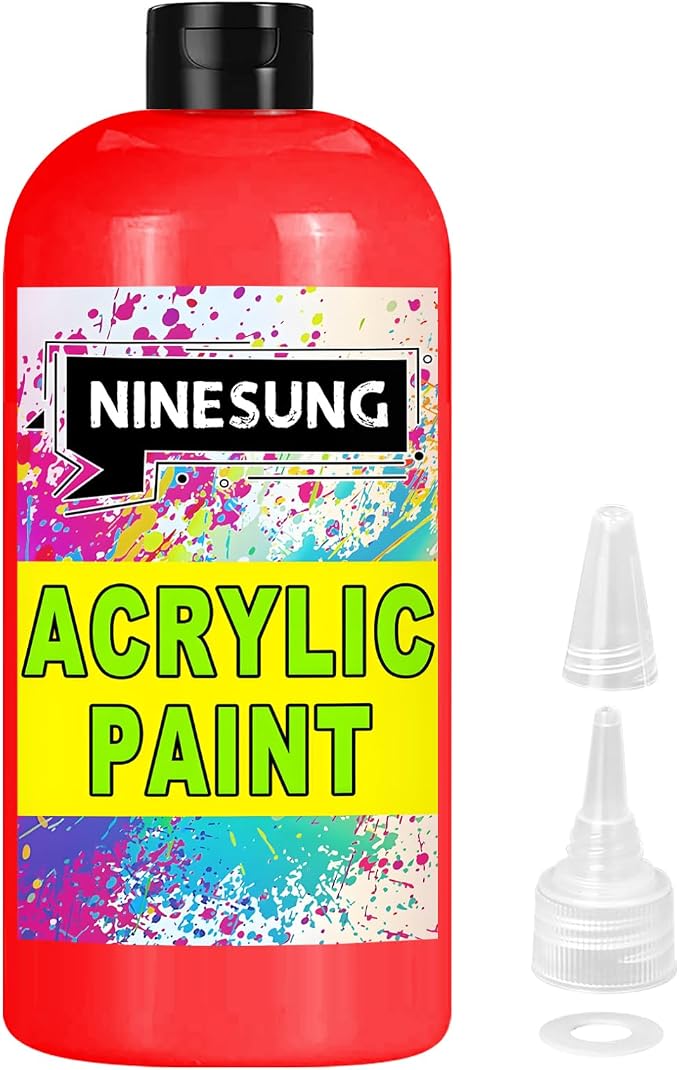 Red Acrylic Paint by NINESUNG